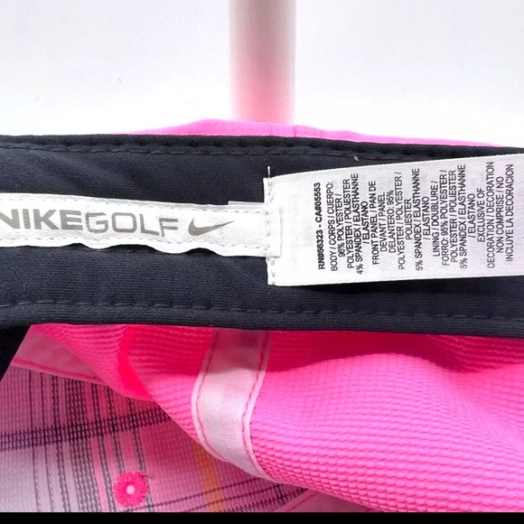 Nike Golf Pink Plaid Cap - Picture 3 of 3